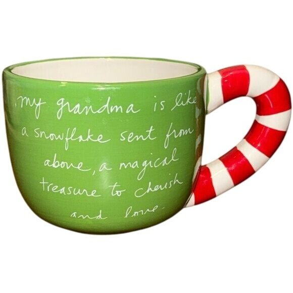 Sandra Magsamen Grandma Sent From Above Green Ceramic Mug - Picture 1 of 7
